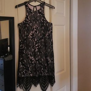 Express Black Lace Dress